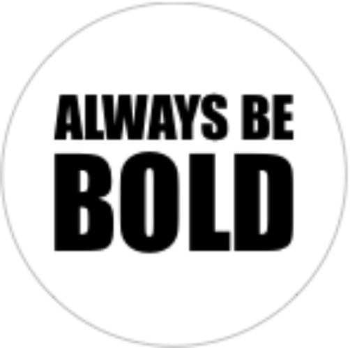 Always Be BOLD logo